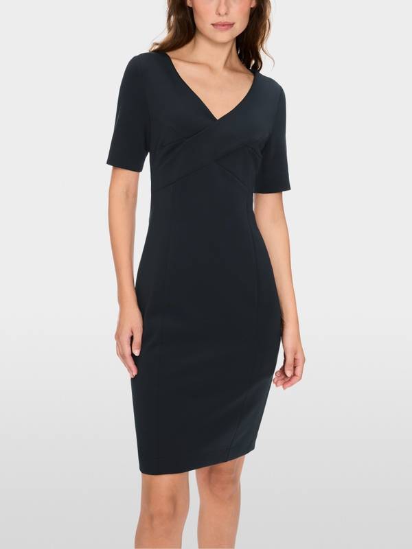 Marc Cain Scuba-Kleid Mit Wickeleffekt