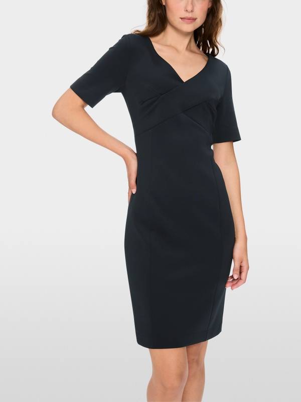 Marc Cain Scuba-Kleid Mit Wickeleffekt