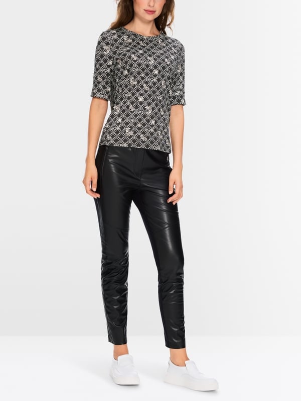 Marc Cain Shirt aus Baumwollstretch