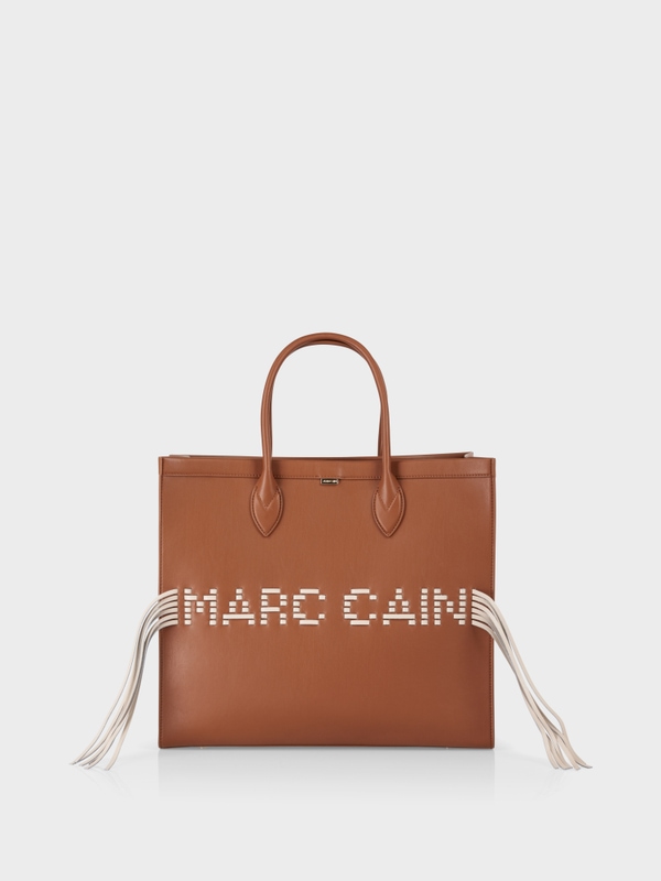 Marc Cain Shopper Bag mit Applikation