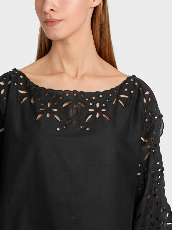 Marc Cain Spitzenbluse In A-Shape