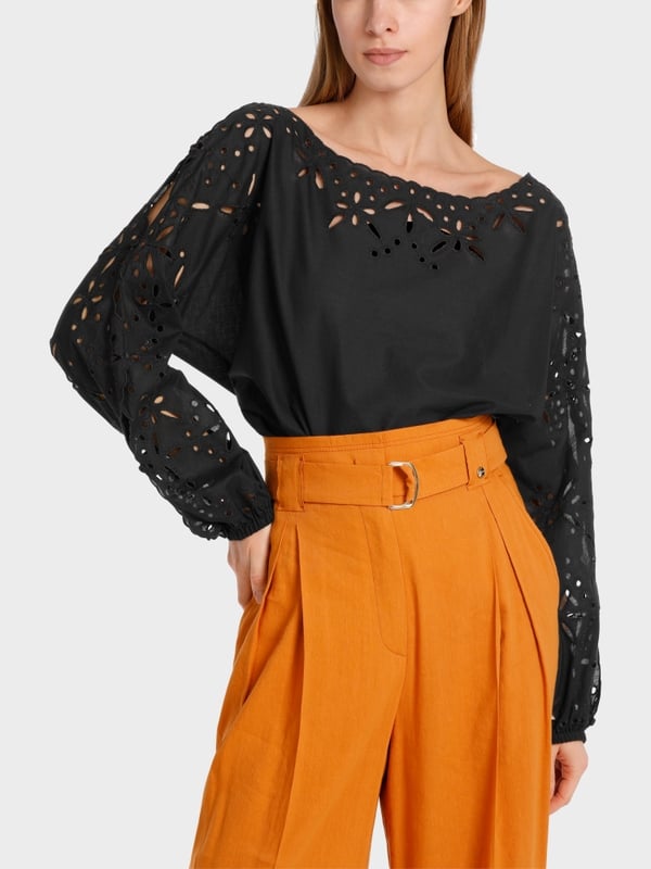 Marc Cain Spitzenbluse In A-Shape