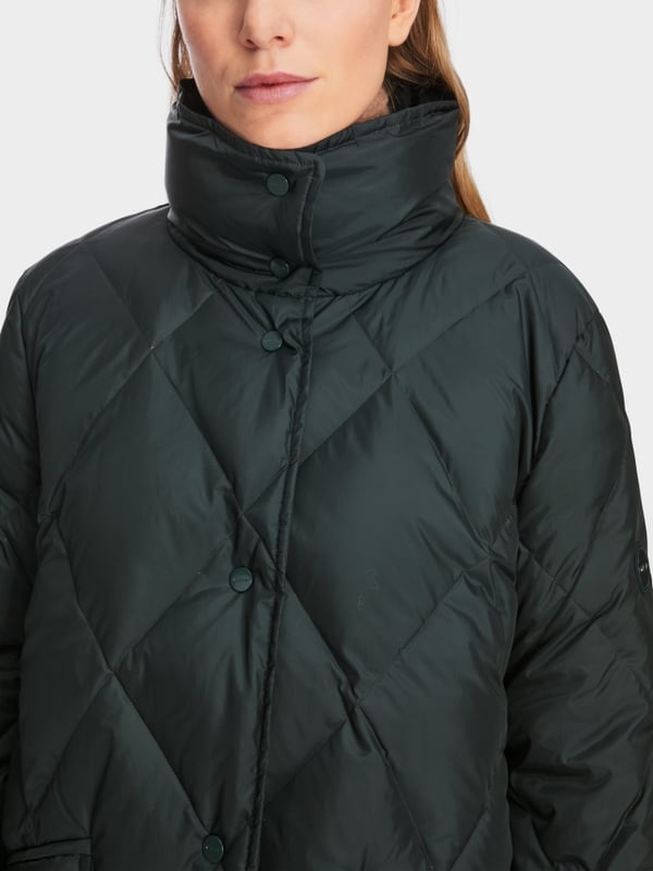 Marc Cain Steppmantel Mit Floralem Muster