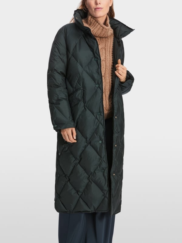 Marc Cain Steppmantel Mit Floralem Muster