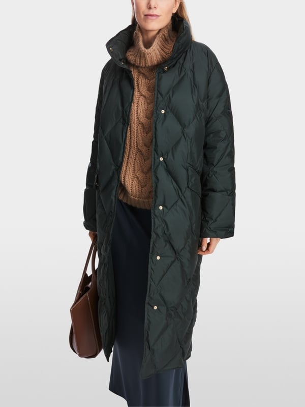 Marc Cain Steppmantel Mit Floralem Muster