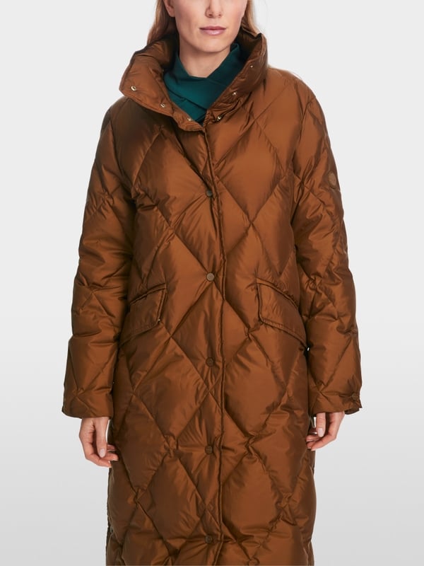 Marc Cain Steppmantel Mit Floralem Muster