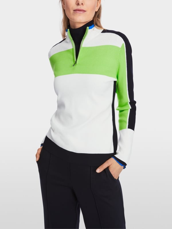 Marc Cain Sweater Mit Colorblocking