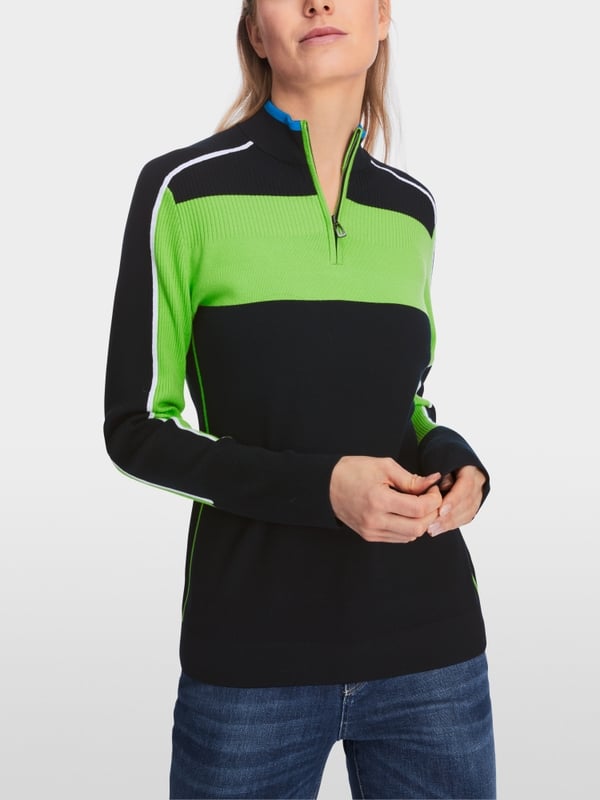 Marc Cain Sweater Mit Colorblocking