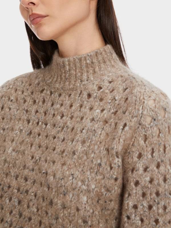 Marc Cain Sweater Mit Mohair - Knitted In Germany