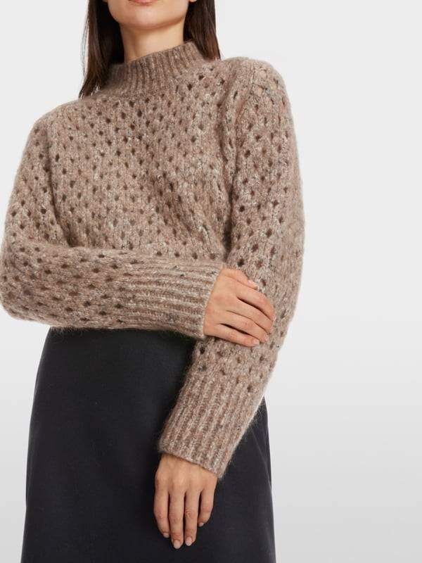 Marc Cain Sweater Mit Mohair - Knitted In Germany