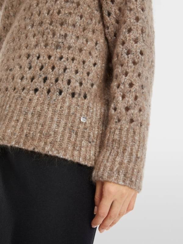Marc Cain Sweater Mit Mohair - Knitted In Germany