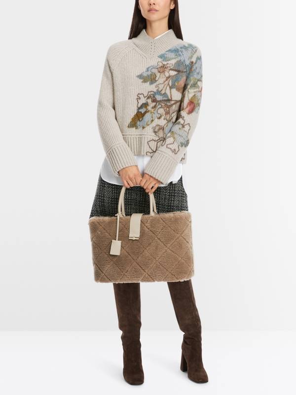 Marc Cain Sweater Mit Print - Knitted In Germany