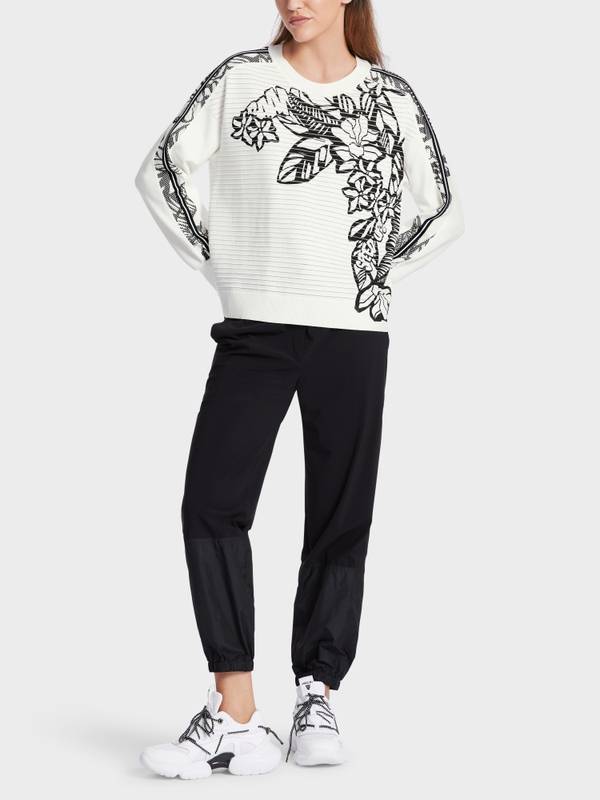 Marc Cain Sweater mit Print Knitted in Germany
