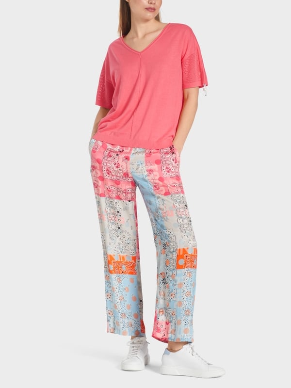 Marc Cain Sweater mit Seidenanteil