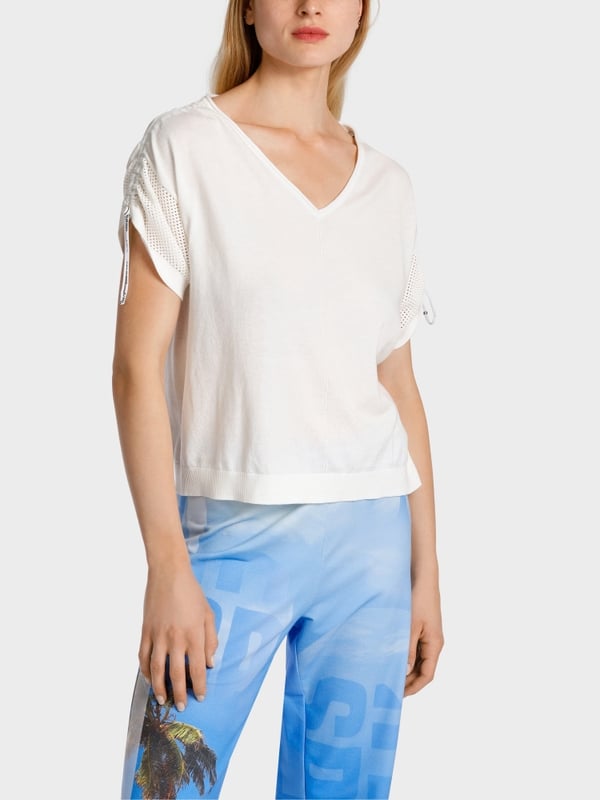 Marc Cain Sweater Mit Seidenanteil