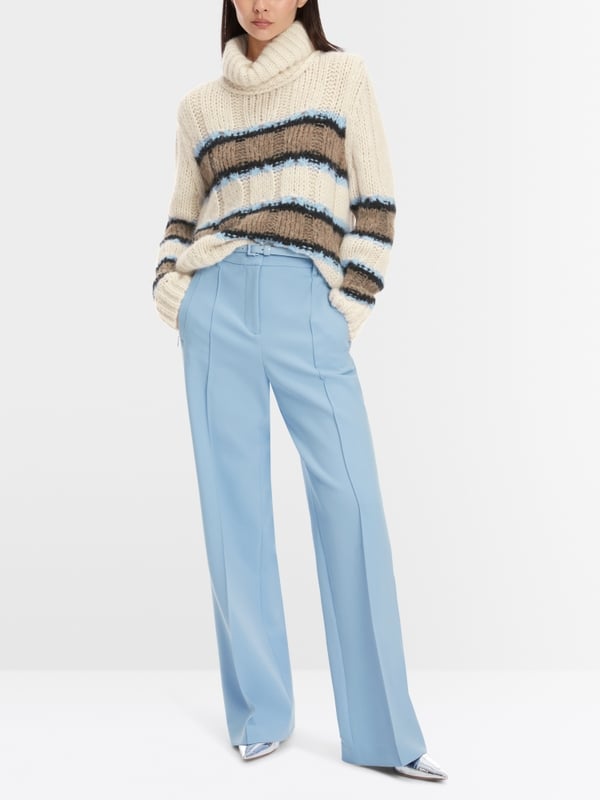 Marc Cain Sweater mit Streif - Knitted in Germany