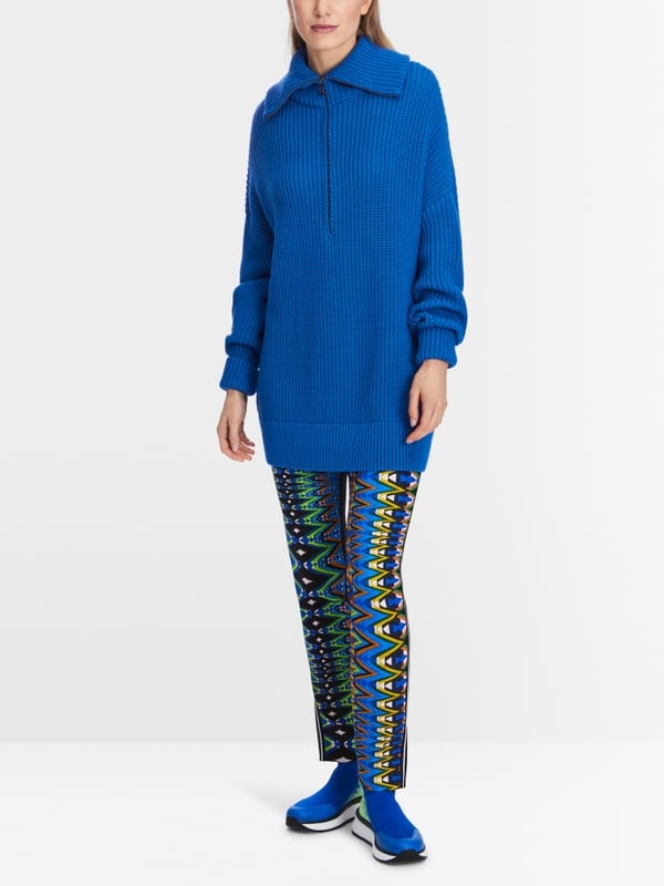 Marc Cain Sweater mit Troyer - Knitted in Germany