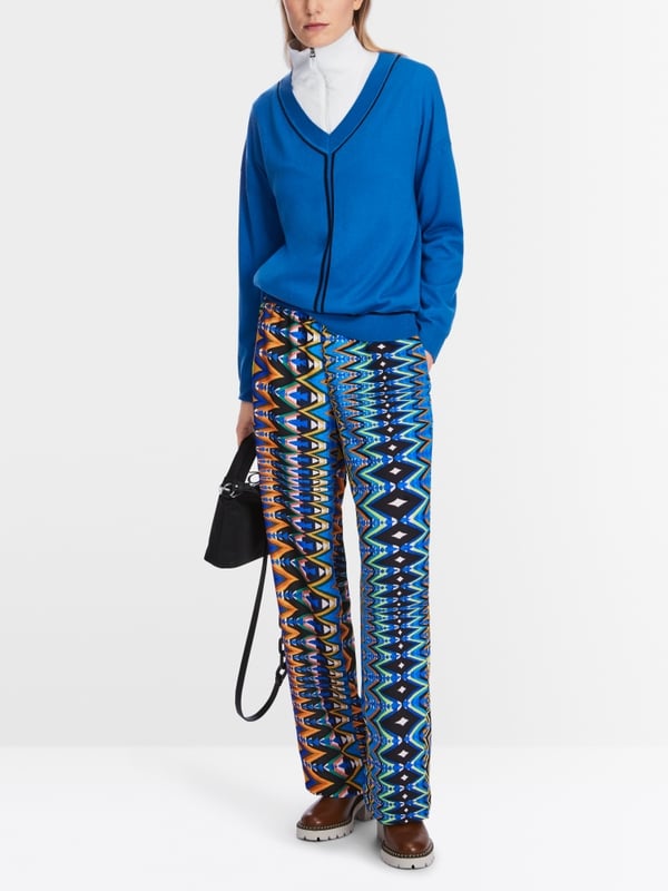 Marc Cain Sweater mit V-Neck - "Rethink Together"