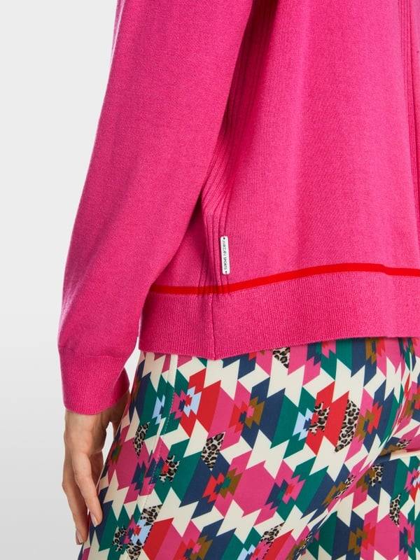 Marc Cain Sweater Mit V-Neck - "Rethink Together"