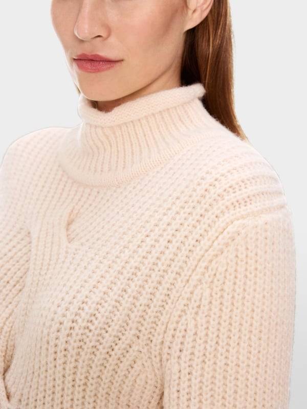 Marc Cain Sweater Mit Zopf - Knitted In Germany