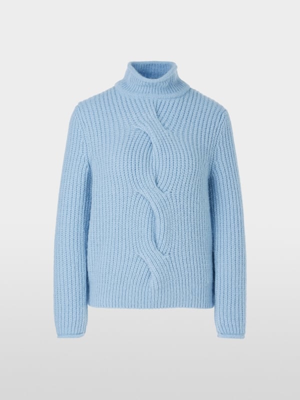 Marc Cain Sweater Mit Zopf - Knitted In Germany