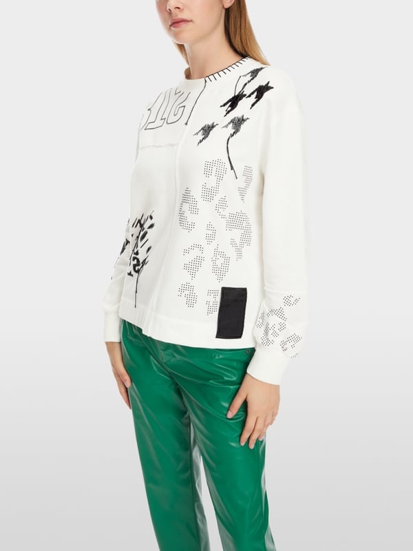 Marc Cain Sweatshirt Im Muster-Mix