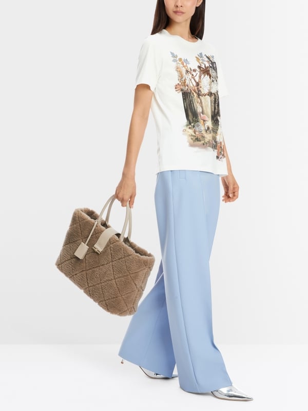 Marc Cain T-Shirt Aus Baumwolle "Rethink Together"