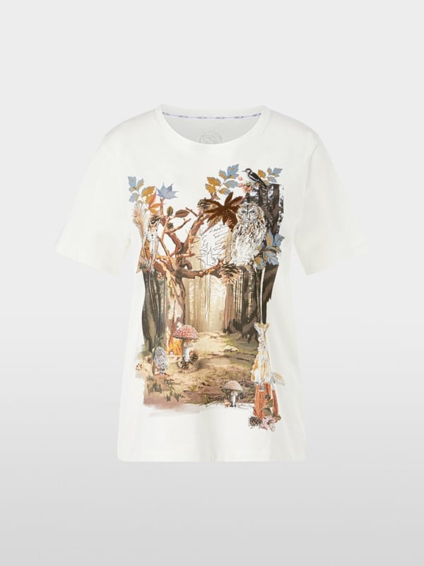 Marc Cain T-Shirt Aus Baumwolle "Rethink Together"