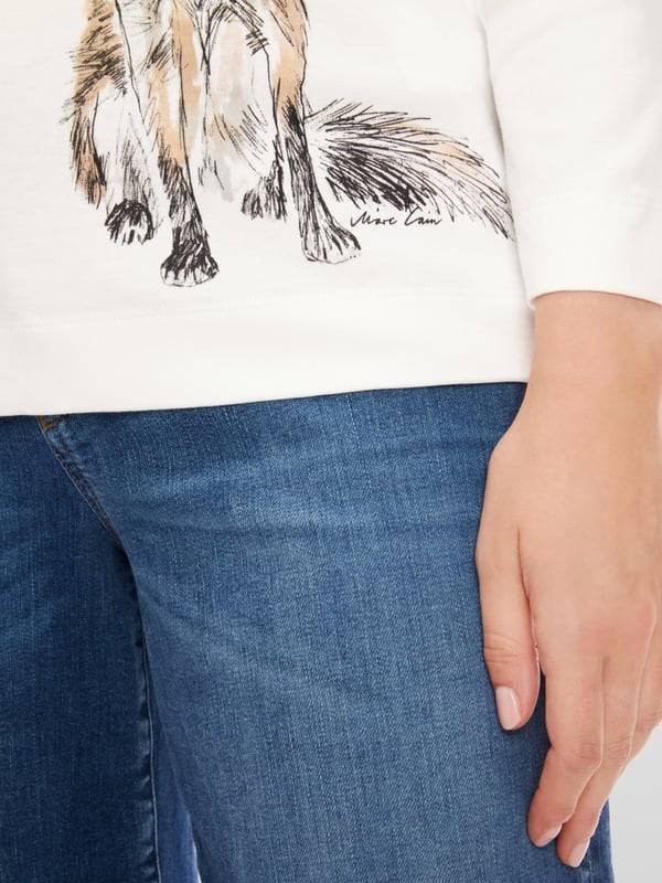 Marc Cain T-Shirt Aus Reiner Baumwolle