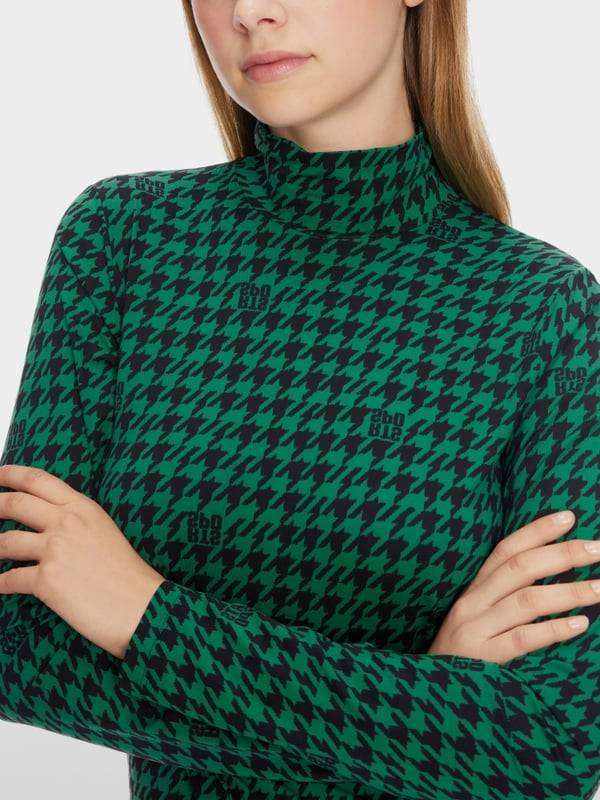 Marc Cain T-Shirt Im Chickcheck-Dessin