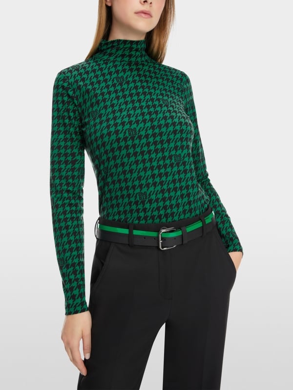 Marc Cain T-Shirt Im Chickcheck-Dessin