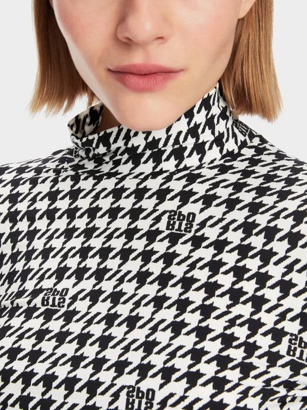 Marc Cain T-Shirt Im Chickcheck-Dessin