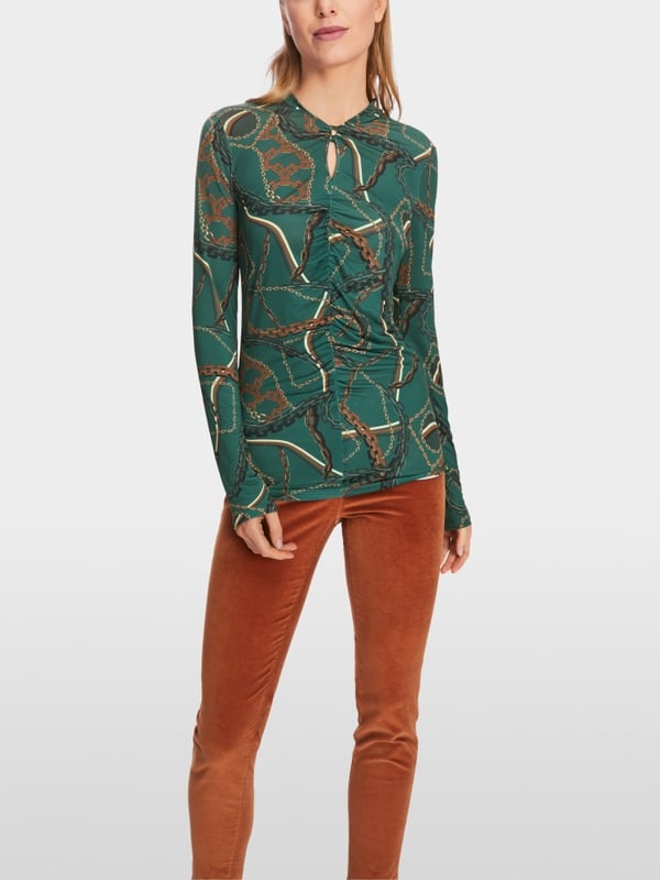 Marc Cain T-Shirt Im Ketten-Print