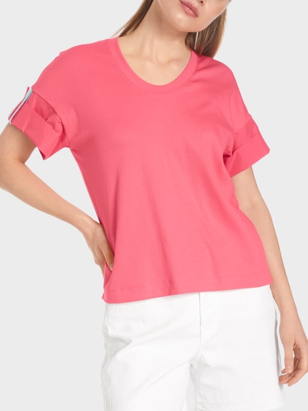 Marc Cain T-Shirt Im Materialmix