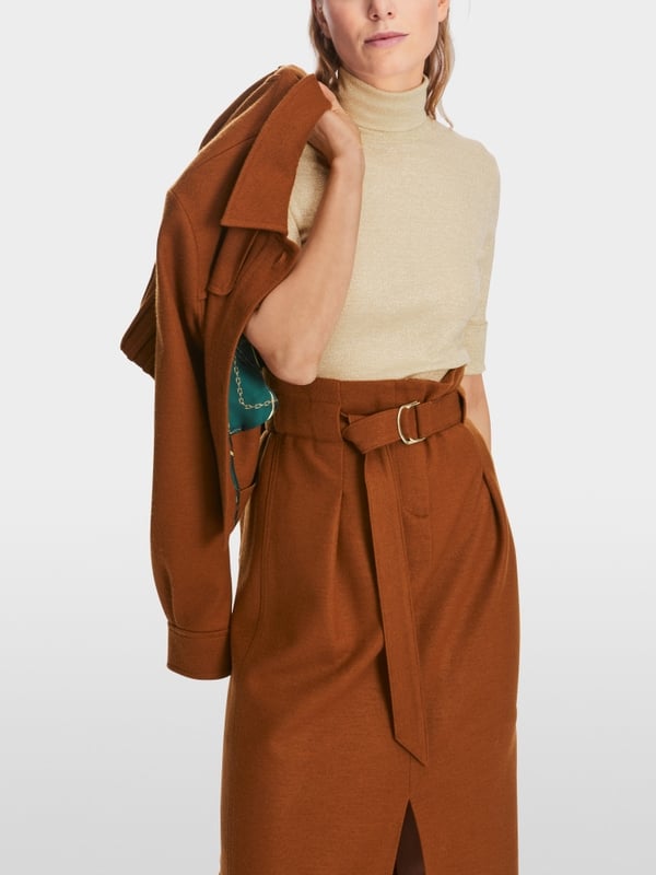 Marc Cain T-Shirt Im Metallic-Look