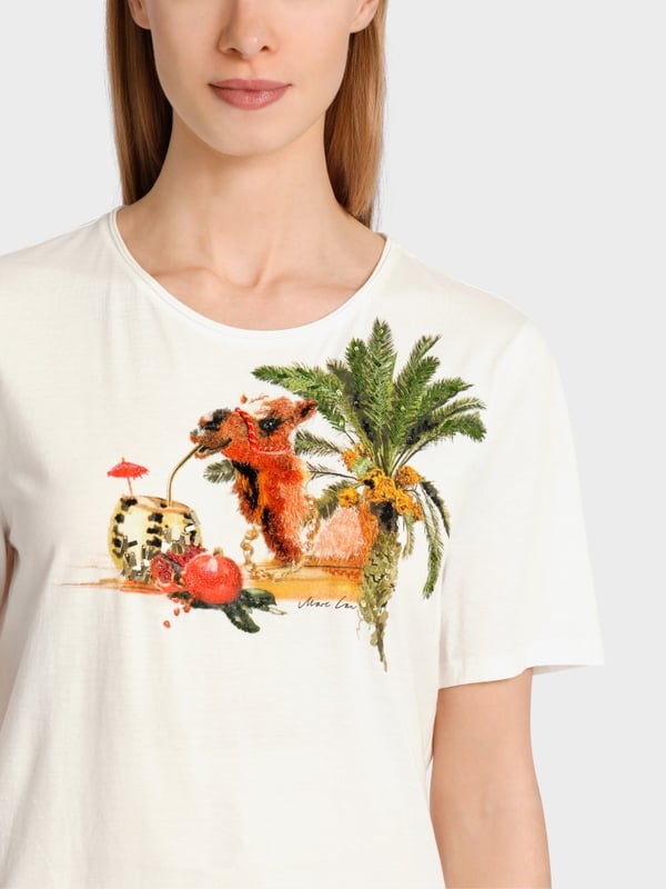 Marc Cain T-Shirt Mit Fancy Animal-Print