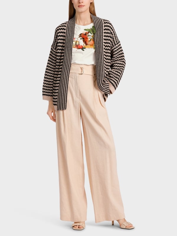 Marc Cain T-Shirt mit fancy Animal-Print