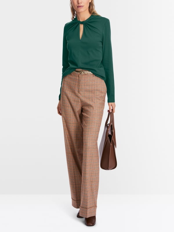 Marc Cain T-Shirt mit Knoteneffekt