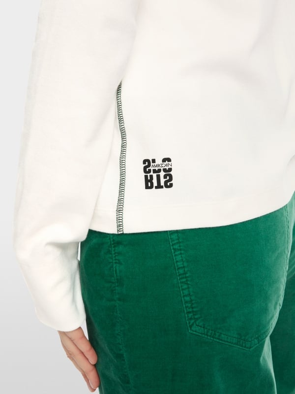 Marc Cain T-Shirt Mit Leo-Kopf-Print