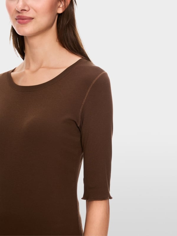 Marc Cain T-Shirt Mit Turn-up-Ärmeln