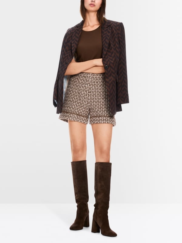 Marc Cain T-Shirt mit Turn-up-Ärmeln