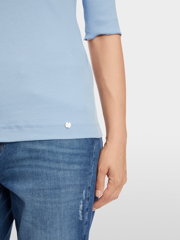 Marc Cain T-Shirt Mit Turn-up-Ärmeln