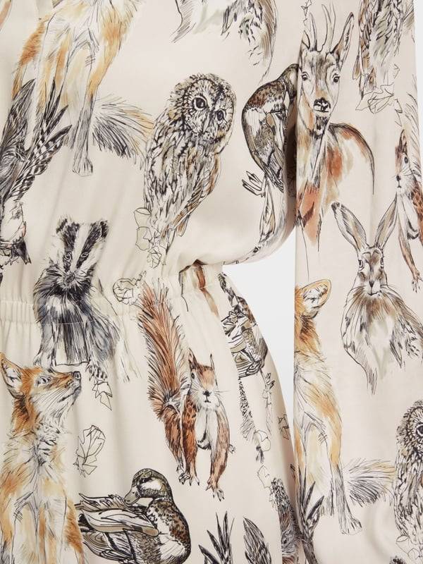 Marc Cain Tailliertes Minikleid Mit Print