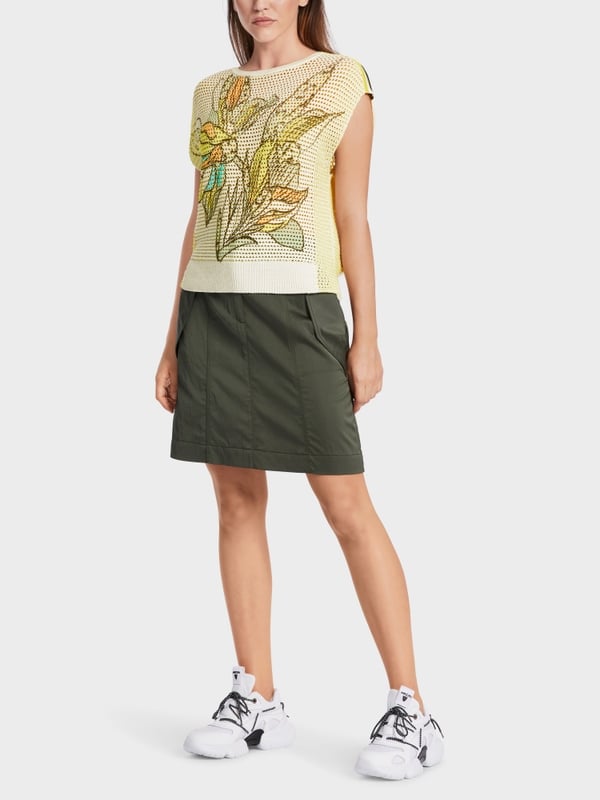 Marc Cain Tank Top Knitted In Germany