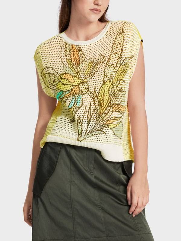 Marc Cain Tank Top Knitted In Germany