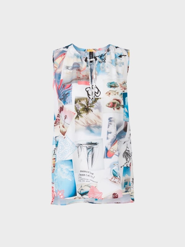 Marc Cain Top Mit Memoriesprint