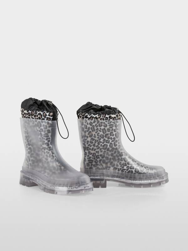 Marc Cain Transparenter Bootie Mit Innenschuh