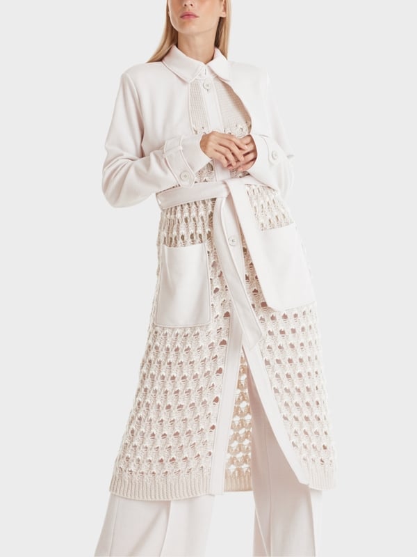 Marc Cain Trenchcoat Knitted In Germany