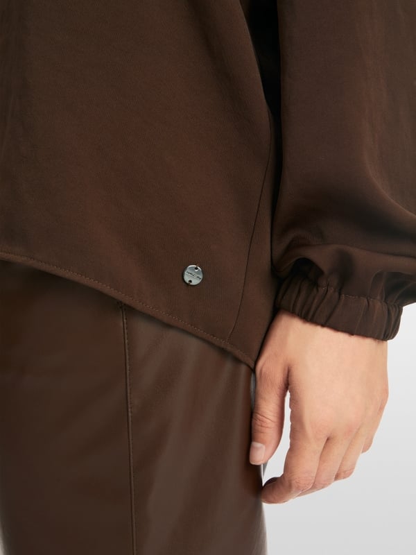 Marc Cain V-Neck-Bluse "Rethink Together"