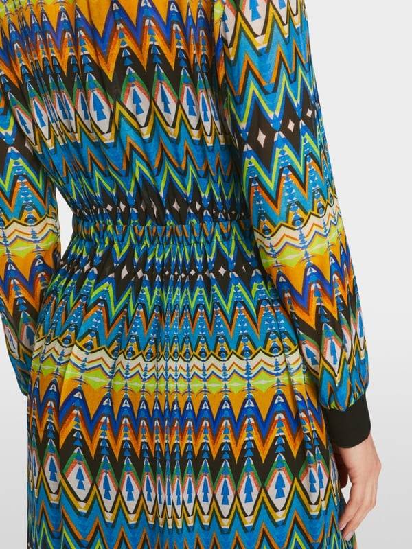 Marc Cain Viskose-Kleid In Midi